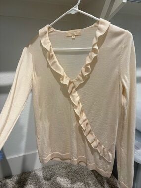 Sezane Ivory Sweater